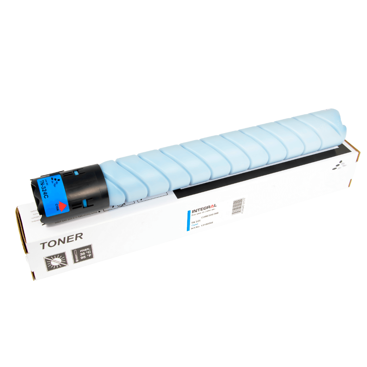 Cartucho de Toner P/ Minolta Bizhub Tn324 Ciano C/ Chip 26K - Integral