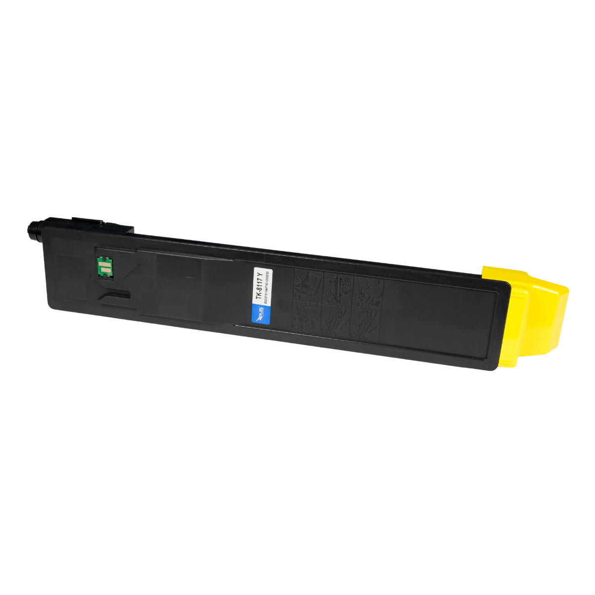 Toner Compatível Zeus TK8117 Yellow P/ Kyocera C/ Chip - 6K