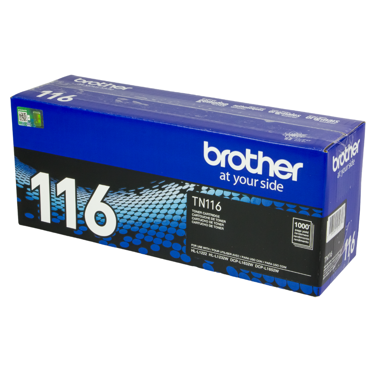 Cartucho de Toner Brother TN116 Preto 1K - Original