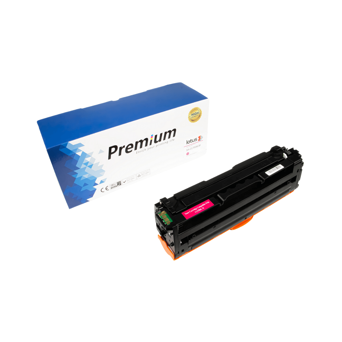 Cartucho de Toner P/ Samsung CLT506 Magenta C/ Chip 3.5K - Lotus