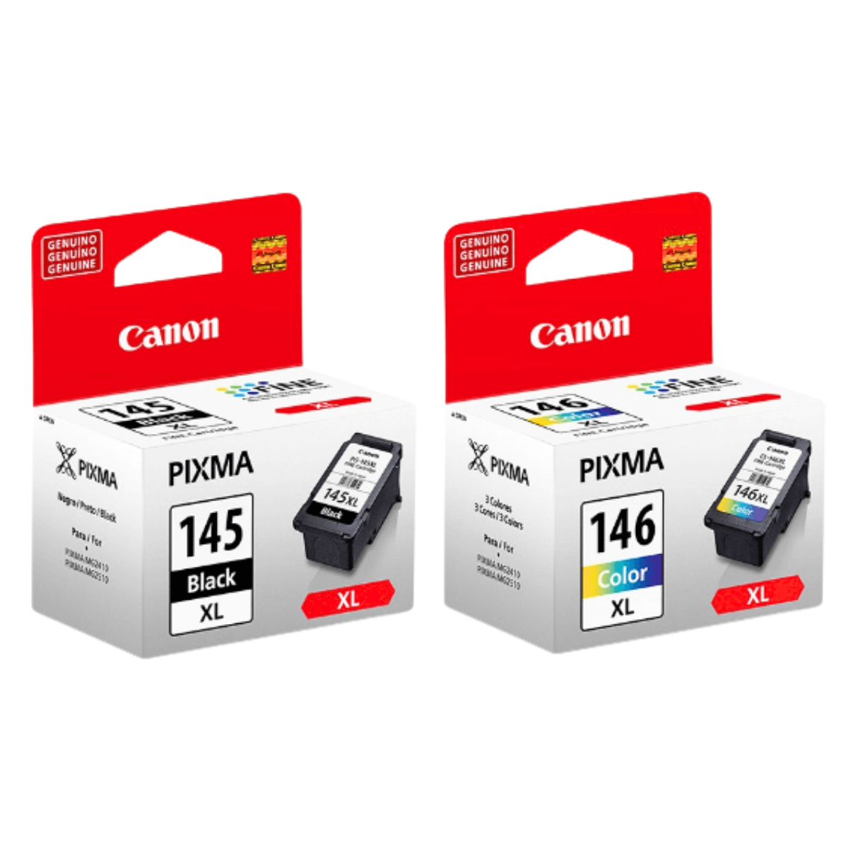 Kit Cartucho de Tinta Canon PG-145XL CL-146XL - Original
