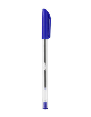 Caneta Esferográfica 1.0mm Azul Sextavada BRW - C/50un