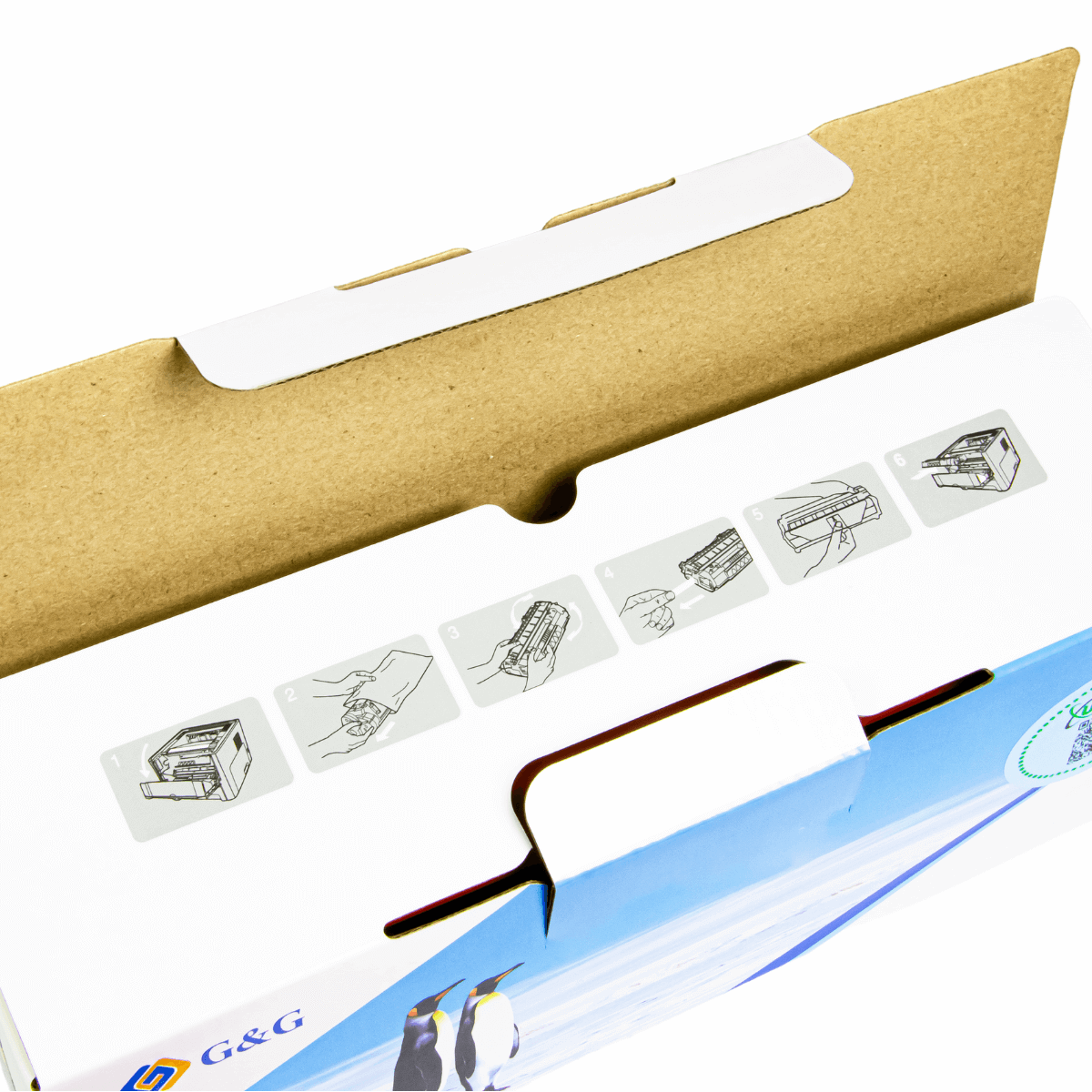 Cartucho de Toner P/ Canon CRG047 MF113W Hp CF217A 17A C/ Chip 1.6K - G&G