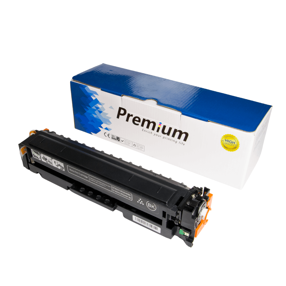 Cartucho de Toner P/ HP CF400X CF500X Canon CRG054 Preto C/ Chip 3.2K - Lotus