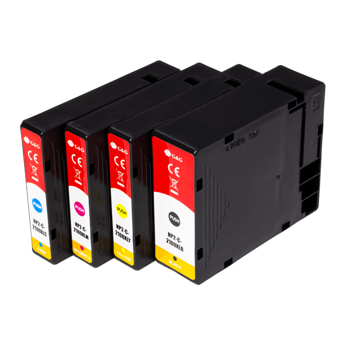 Cartucho de Tinta PGI-2100XL P/ Canon MB5310 MB5410 Magenta C/ Chip 1.5K 20.4ml - G&G