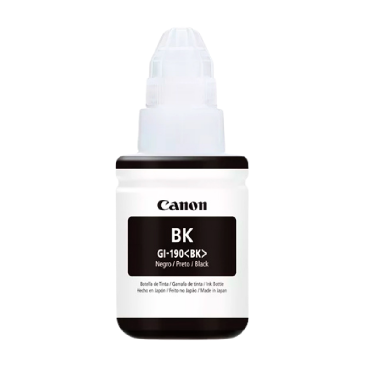 Tinta Canon GI-190 B Para G1100 G2110 G3102 G4111 Preta 6K - Original