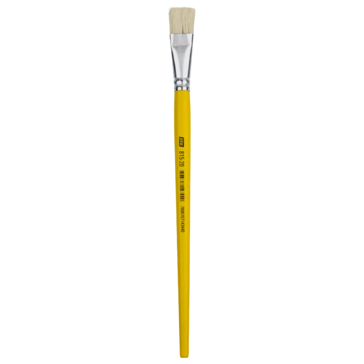 Pincel Chato Cabo Longo - N.20 Blister UN BRW