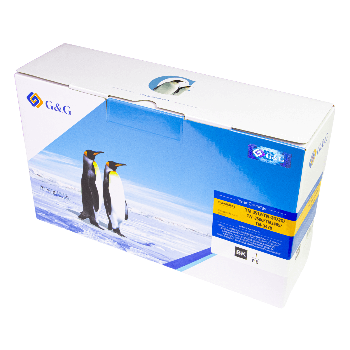 Cartucho de Toner Para Brother TN3472 TN880 12K - G&G