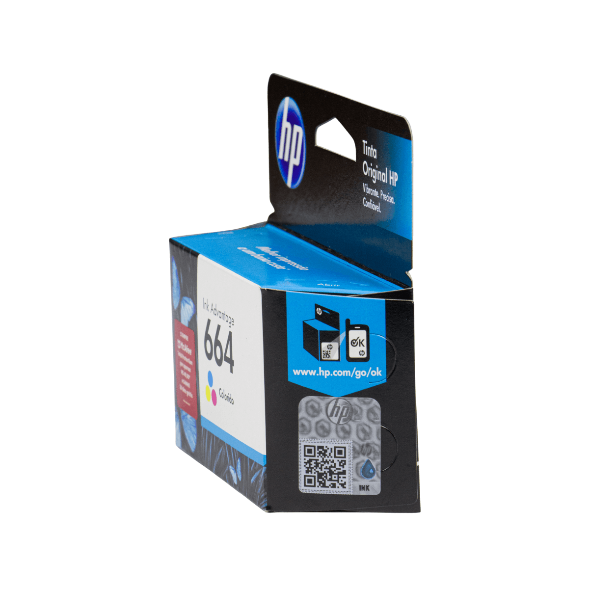 Cartucho de Tinta HP 664 Tricolor Para Deskjet Ink Advantage 1115 2136