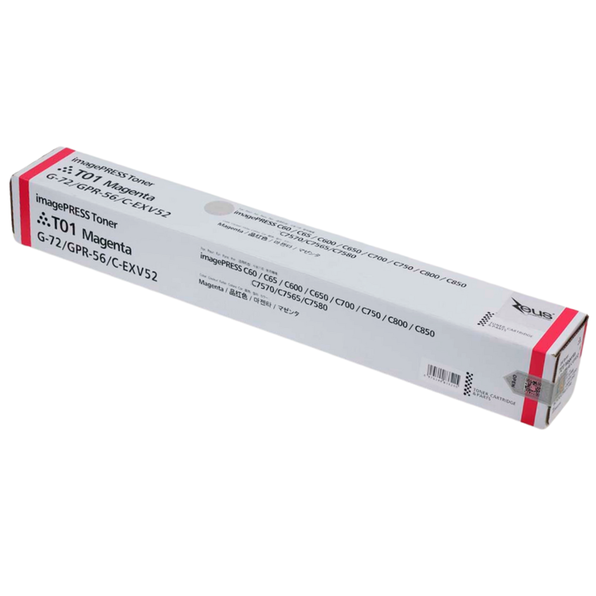 Toner Compatível p/ Canon T01 Magenta C/ Chip (39.5K) - Zeus