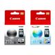 Kit Cartuchos de Tinta Canon PG-210XL CL-211XL Preto e Color - Original
