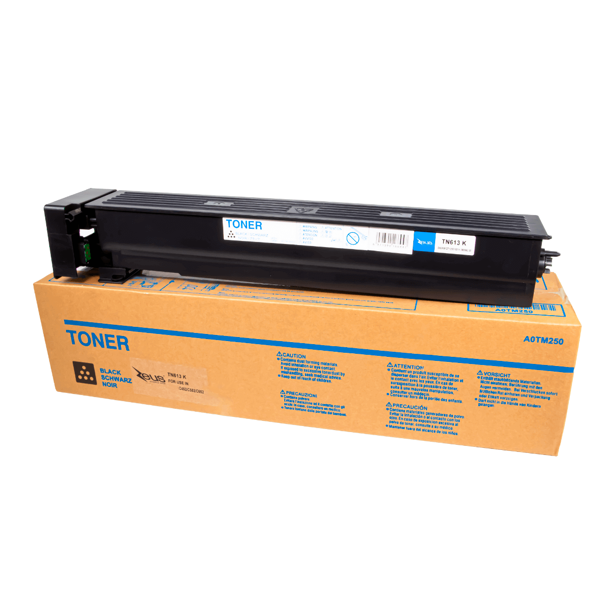 Cartucho de Toner P/ Minolta Tn613/Tn618 Preto C/ Chip 45K - Zeus