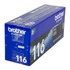 Cartucho de Toner Brother TN116 Preto 1K - Original