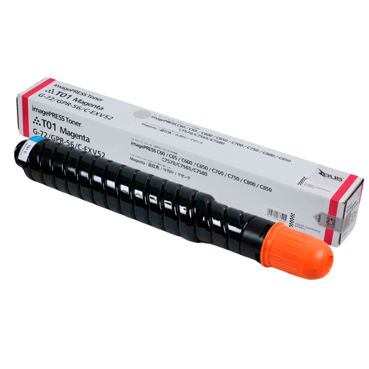 Toner Compatível p/ Canon T01 Magenta C/ Chip (39.5K) - Zeus