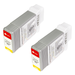 Kit 2x Cartucho de Tinta P/ Plotter Canon PFI-107 Matte Black C/ Chip 130ml - G&G