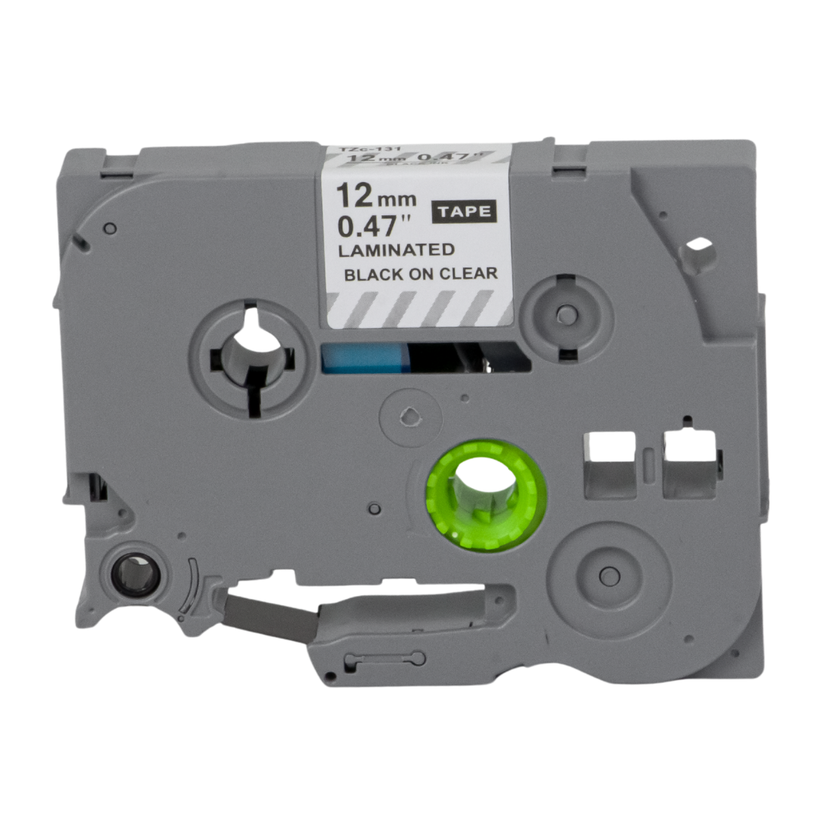 Fita P/ Rotulador Brother TZc-131 TZe-131 12mm x 8m Black/ Clear - X-Full