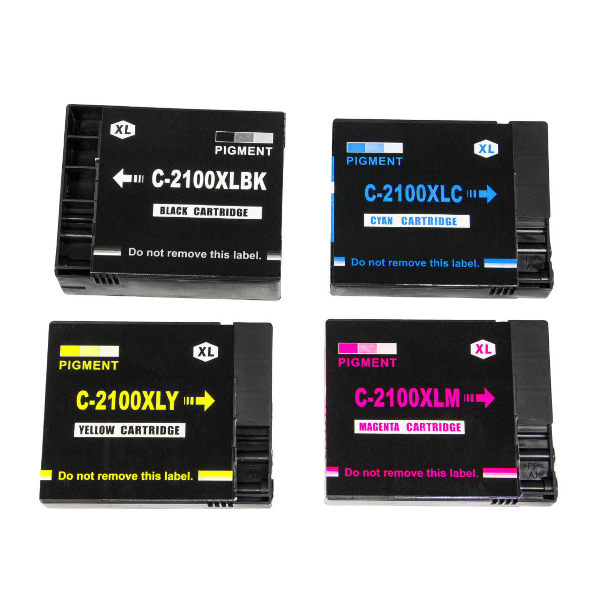 Kit Cartuchos de Tinta PGI2100 P/ Canon Maxfiy 5410 4 Cores CMYK C/ Chip - Lotus