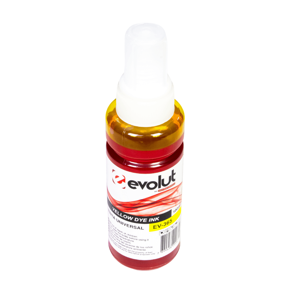 Refil de Tinta Compatível Evolut T664 Yellow p/ Epson - 100ml
