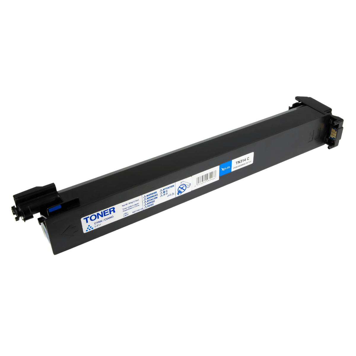 Toner Compatível C/ Minolta TN213 TN214, TN314 Ciano C/ Chip 18.5K - Zeus