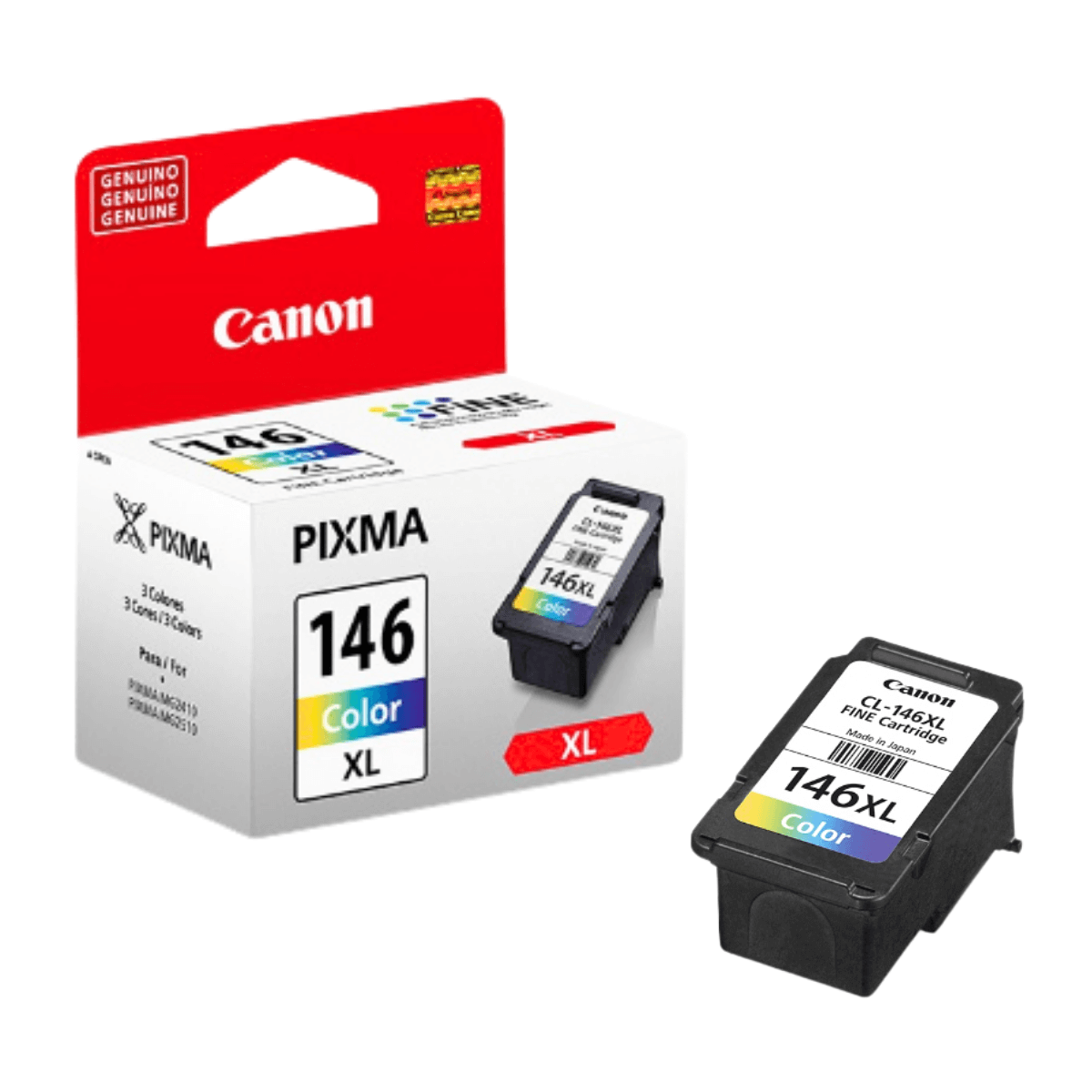 Cartucho de Tinta CL-146 XL Color Canon - Original