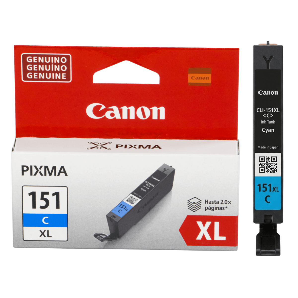 Kit 5 Cartuchos de Tinta Canon PGI150XL CLI151XL CMYKK C/ Chip - ORIGINAIS