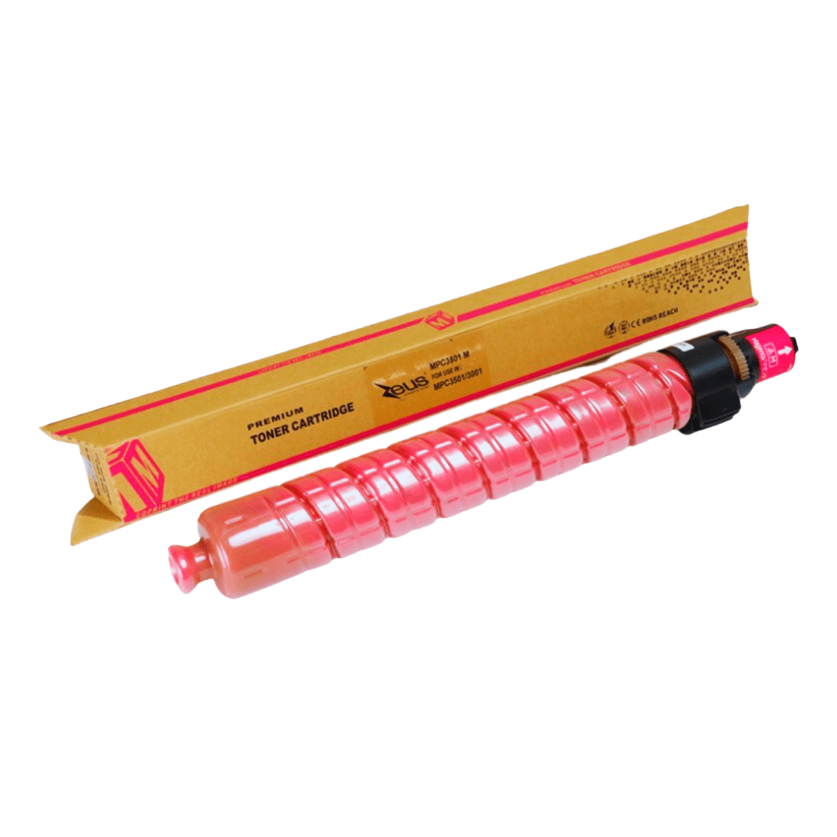 Toner Compatível Zeus Magenta p/ Ricoh MPC3001 C3501 C/ Chip 16K