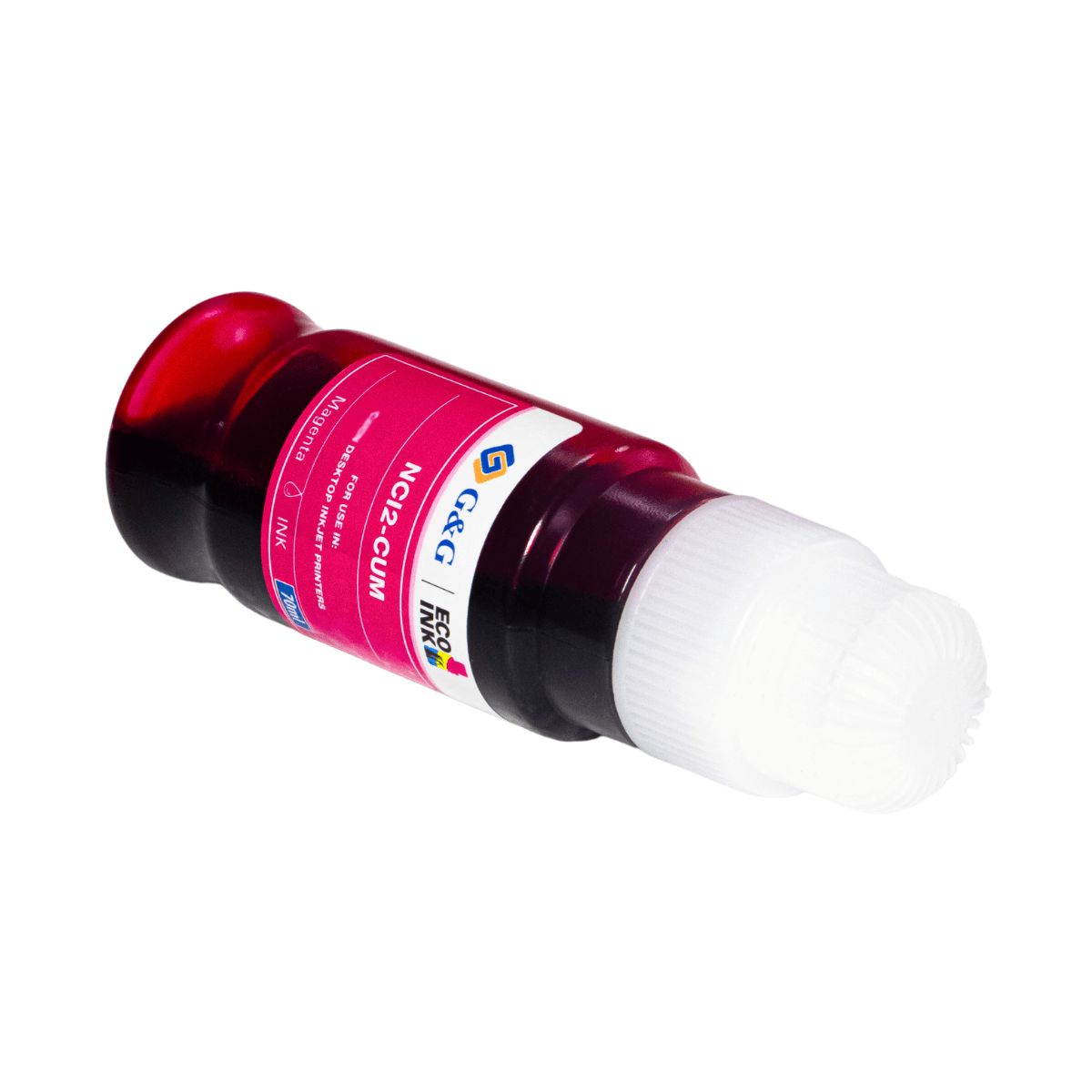 Refil de Tinta P/ Canon GI-10S Magenta 7.7K 70ml (NC12-CUM) - G&G