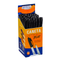 Caneta Esferográfica 1.0mm Preta Sextavada BRW - C/50un