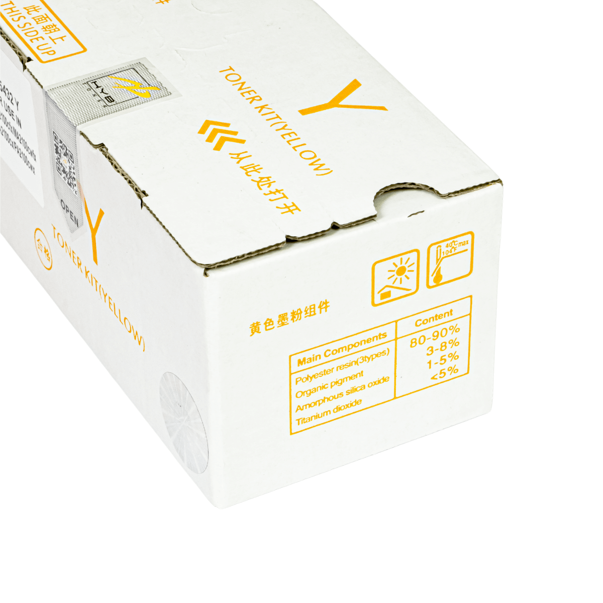 Cartucho de Toner P/ Kyocera TK5432 Amarelo C/ Chip 1.25K - Zeus