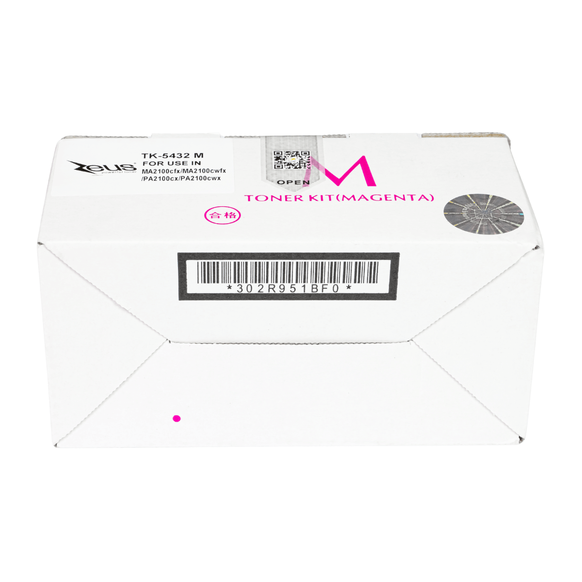 Cartucho de Toner P/ Kyocera TK5432 Magenta C/ Chip 1.25K - Zeus