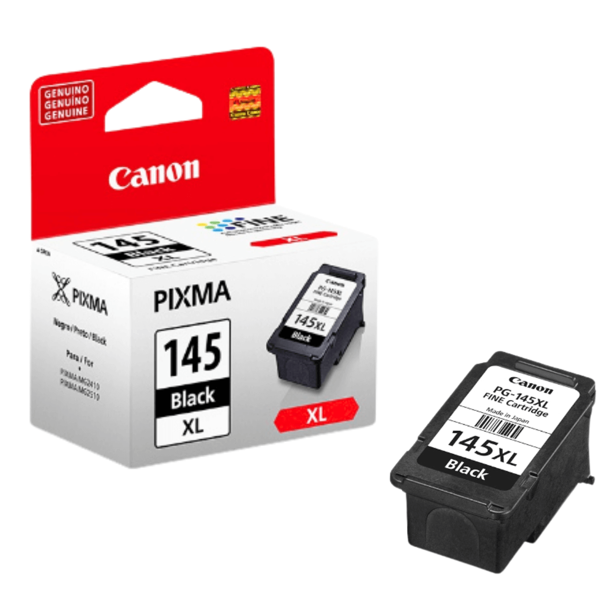 Cartucho de Tinta Canon PG-145 XL Preto - Original