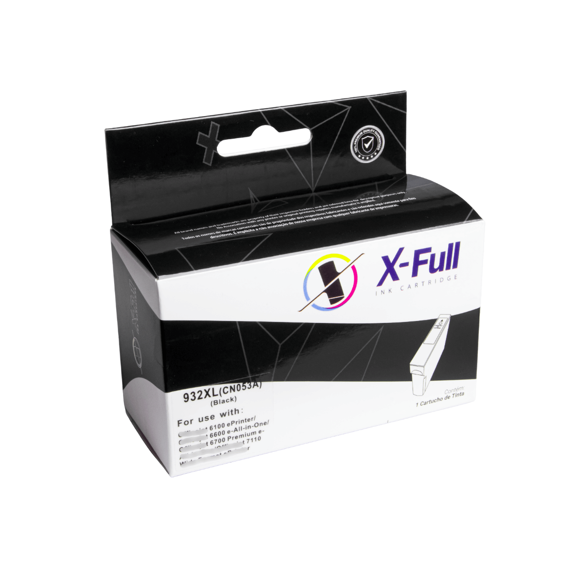 Cartucho de Tinta P/ HP 932XL 932 CN053A Preto C/ Chip 50ml - X-Full