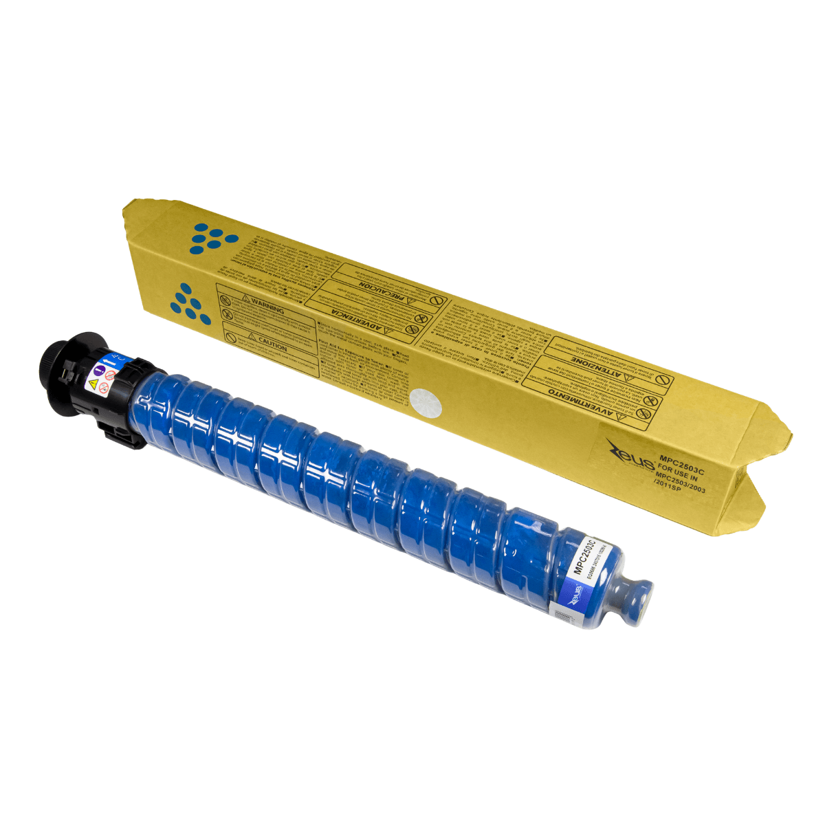 Cartucho de Toner Compatível Zeus Ciano p/ Ricoh MPC 2003 MPC 2503