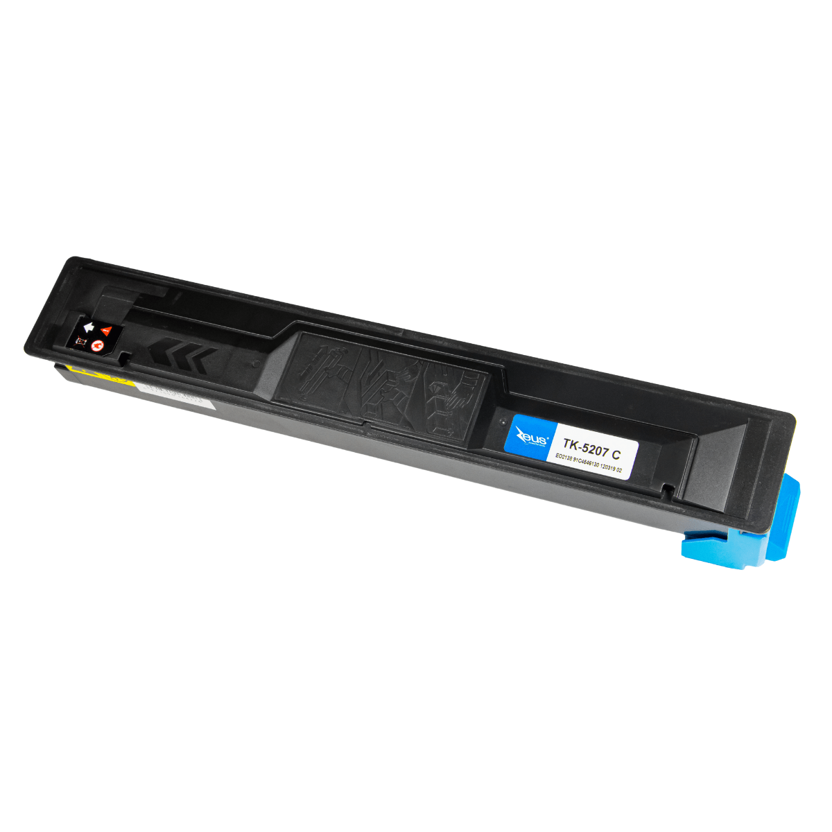 Cartucho de Toner Compatível Zeus p/ Kyocera TK5207 Ciano C/ Chip 12K