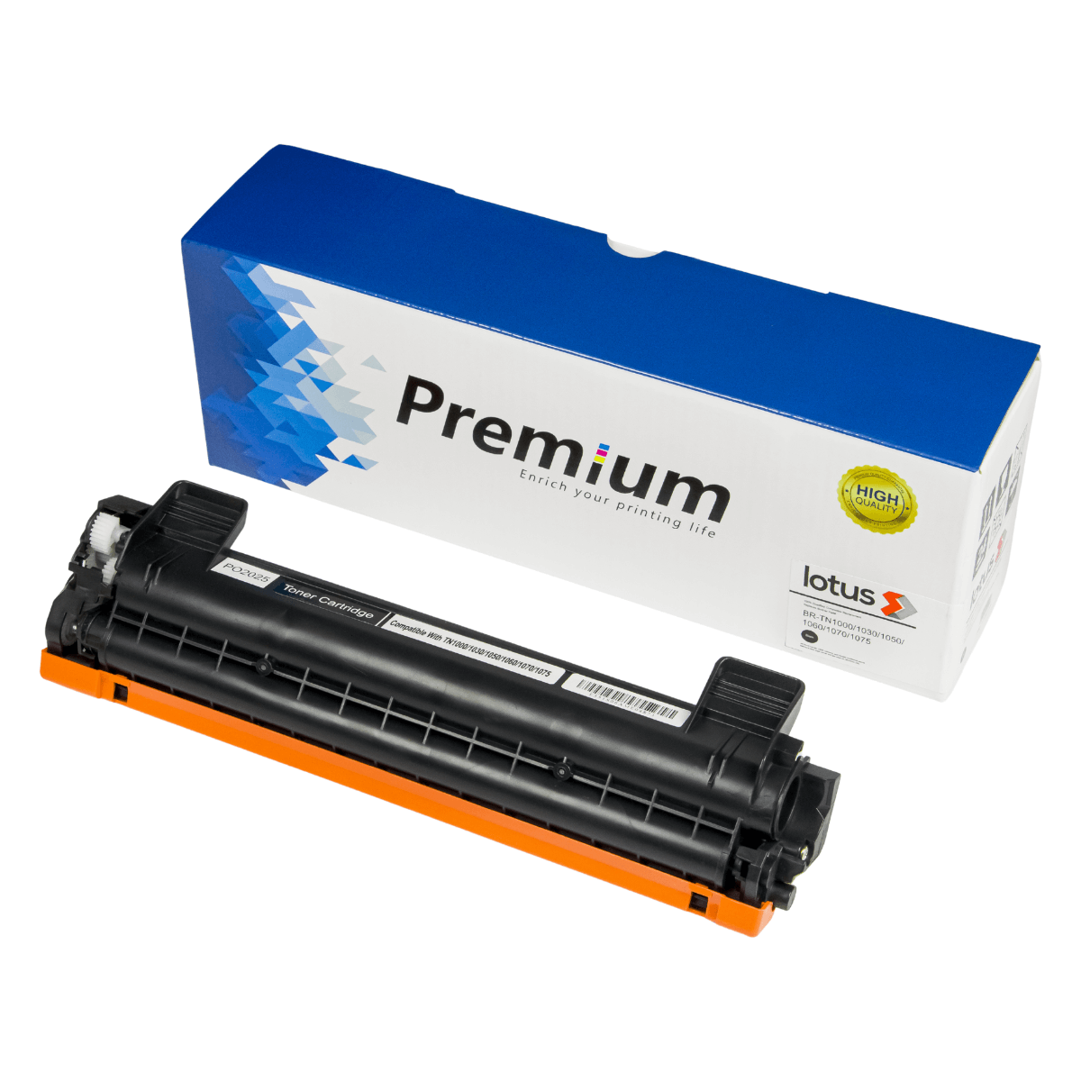 Cartucho de Toner Compatível Com Brother TN1030, TN1060, 1,5K - Lotus
