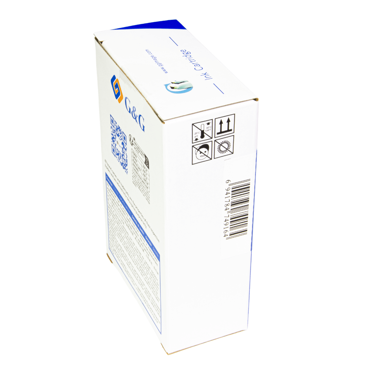 Cartucho de Tinta P/ Plotter Canon PFI-107 Amarelo C/ Chip 130ml - G&G