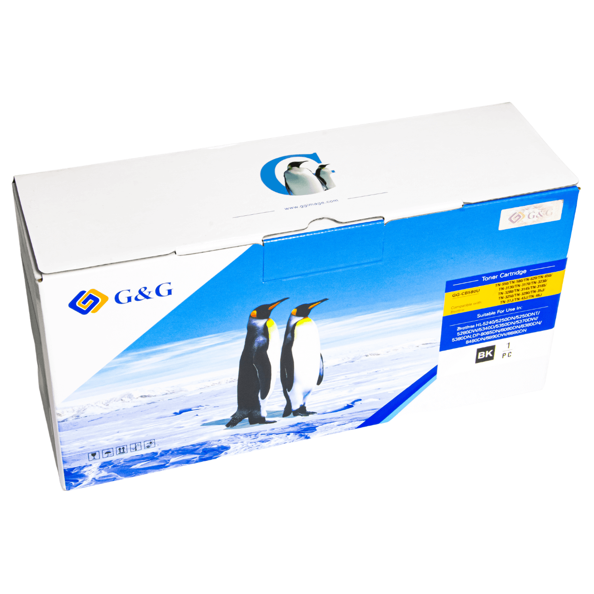 Cartucho de Toner Para Brother TN580 TN650 8K - G&G
