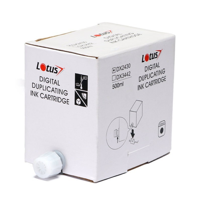Tinta Lotus Preta Compatível com DX-2330 2430 - 500ml