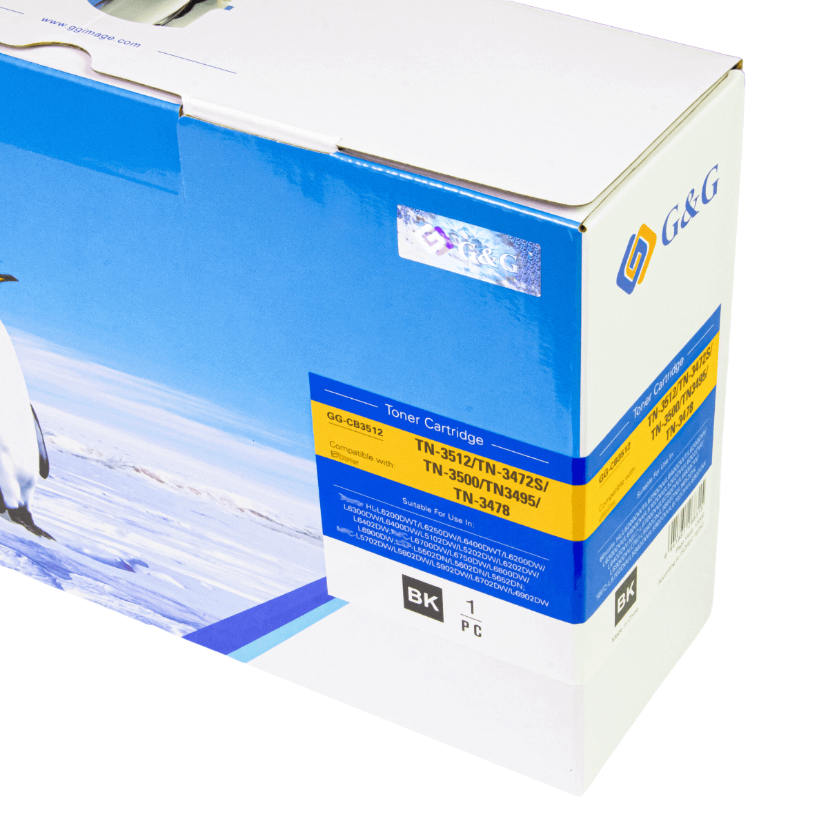 Cartucho de Toner Para Brother TN3472 TN880 12K - G&G