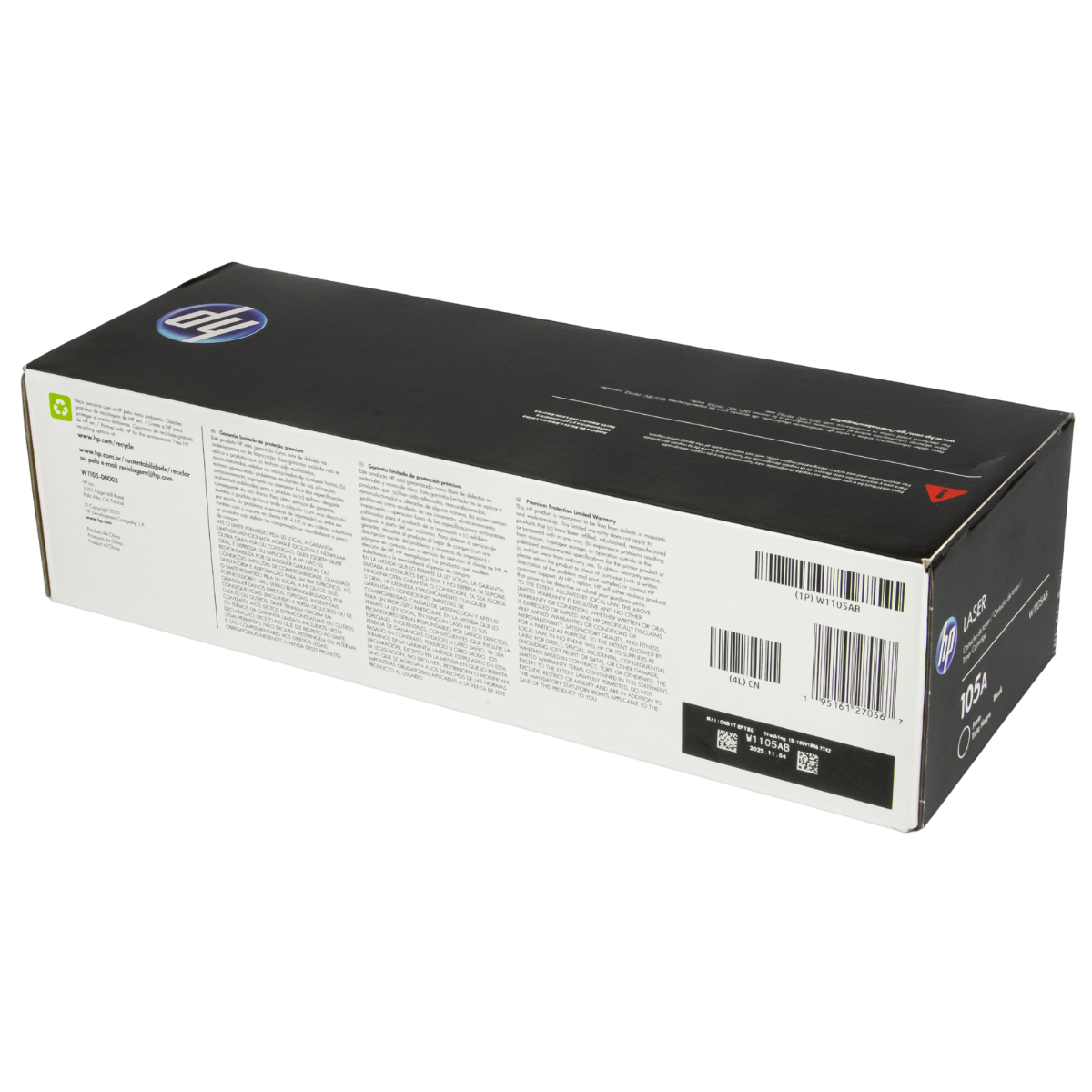 Cartucho de Toner HP 105A W1105AB Preto - Original