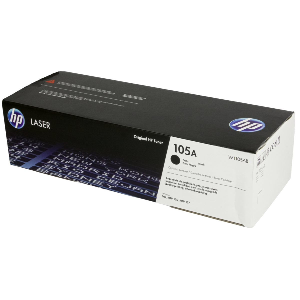Cartucho de Toner HP 105A W1105AB Preto - Original