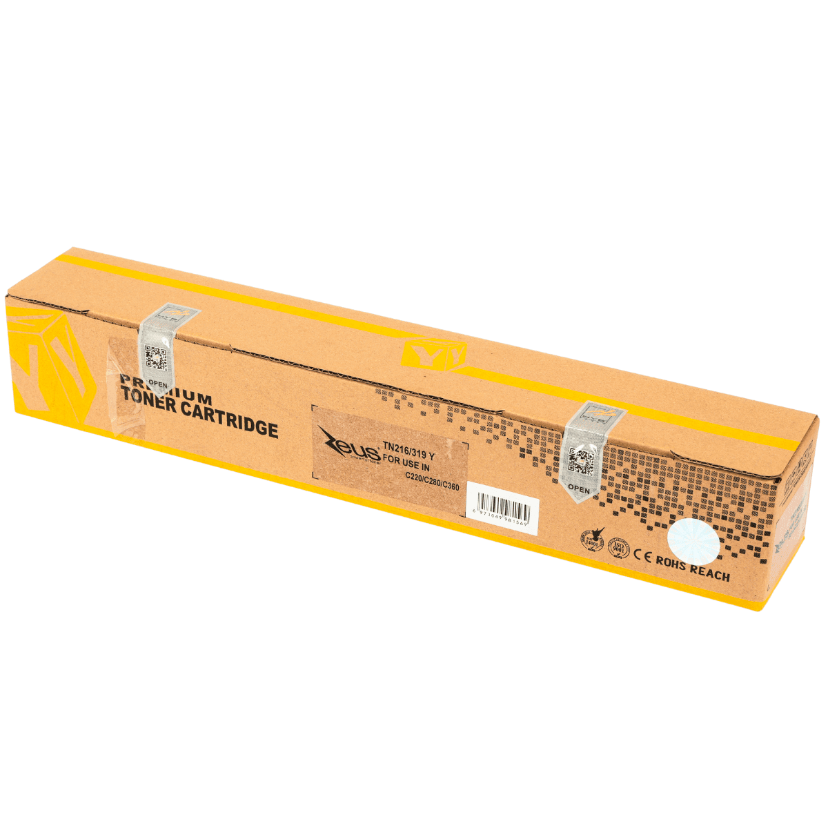 Cartucho de Toner P/ Minolta Tn216, Amarelo, S/ Chip, 26K - Zeus