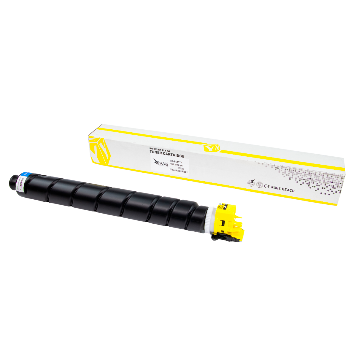Cartucho de Toner P/ Kyocera Tk8517, Amarelo, C/ Chip, 20K - Zeus