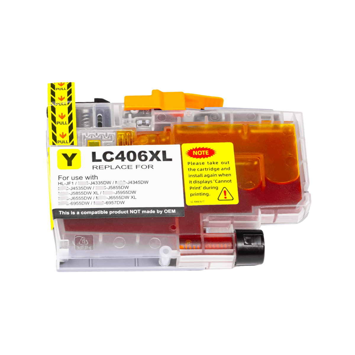 Cartucho de Tinta P/ Brother LC406 XL Amarelo C/ Chip 5K - Lotus