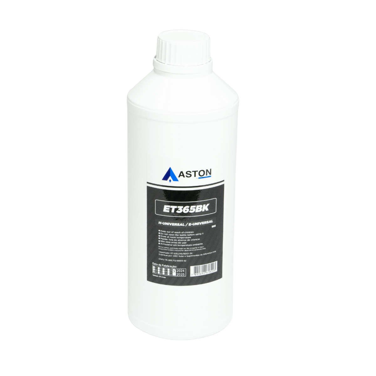 Refil de Tinta Compatível Aston Black p/ Hp e Epson Et365 1 Litro