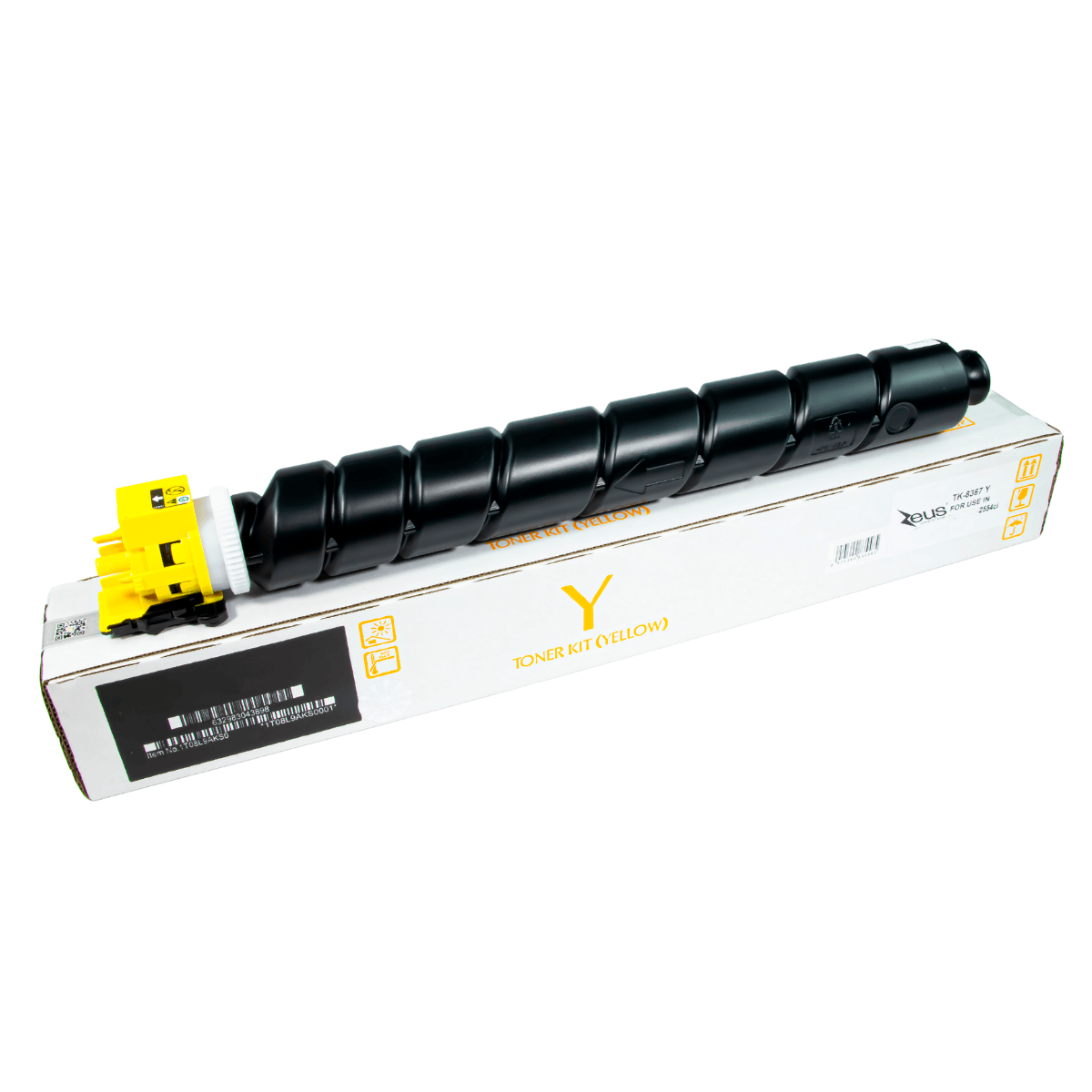 Cartucho de Toner P/ Kyocera TK8367 Amarelo C/ Chip 12K - Zeus
