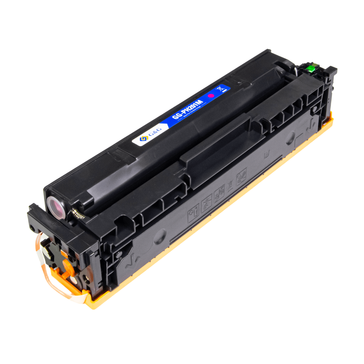 Cartucho de Toner P/ Canon MF644 HP CF403A CF503A Magenta C/ Chip 1.4K - G&G