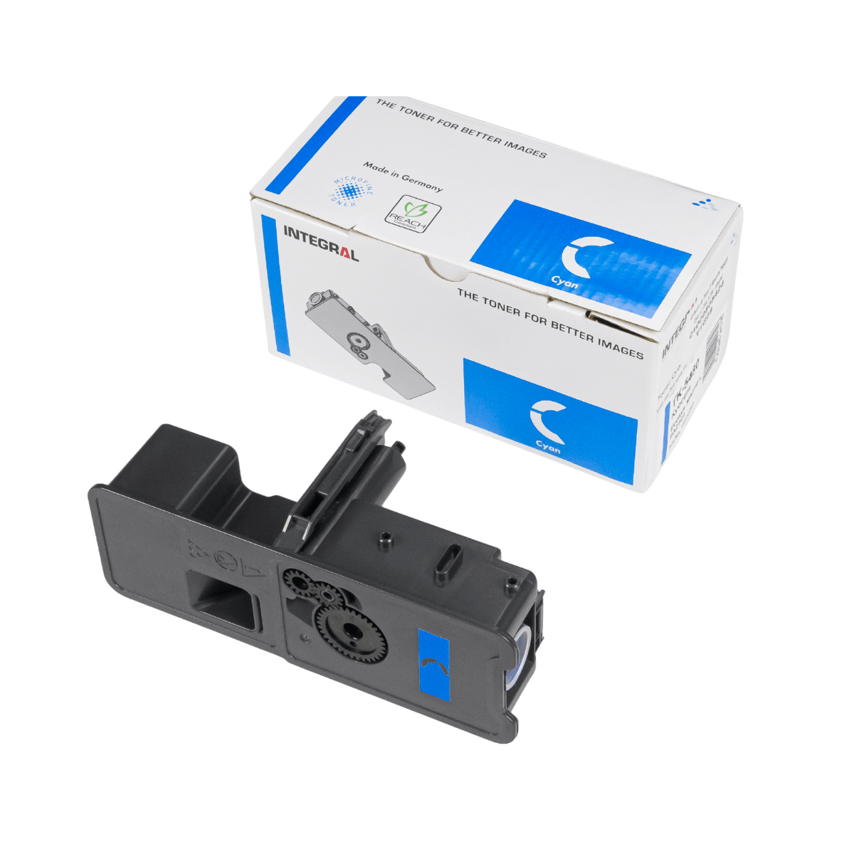 Cartucho de Toner P/ Kyocera TK5480 Ciano C/ Chip 1.25K - Integral
