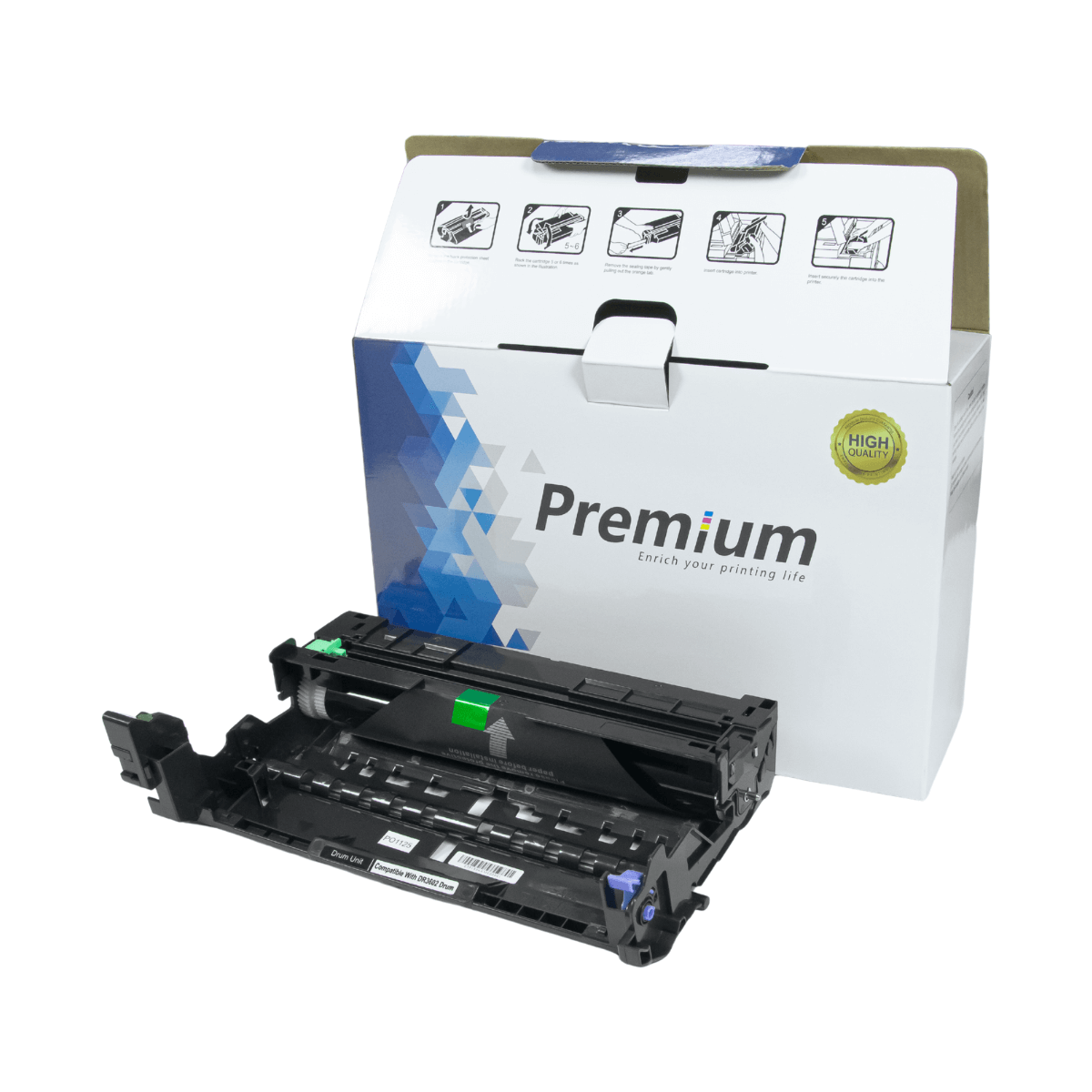Cartucho de Cilindro P/ Brother DR-3602 DR3602 C/ Chip 75K - Lotus