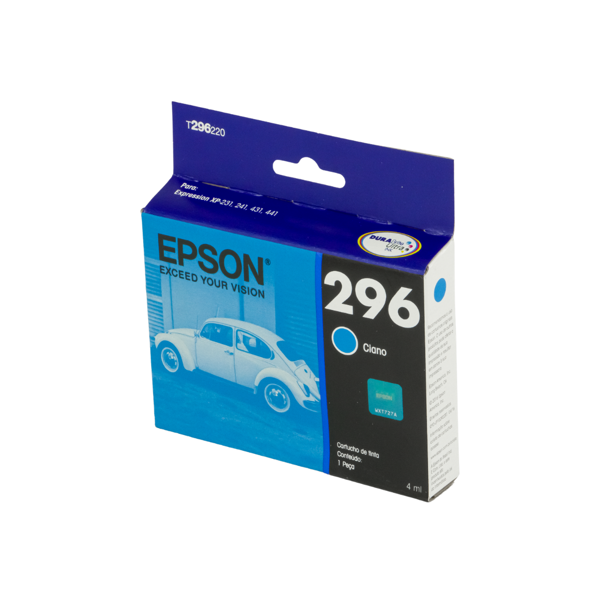 Cartucho de Tinta Epson T296 T296220 Ciano P/ XP231 XP431 - Original